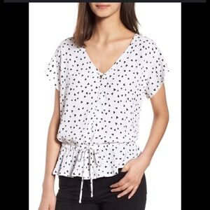 Rails Bretton Black Heart Blouse